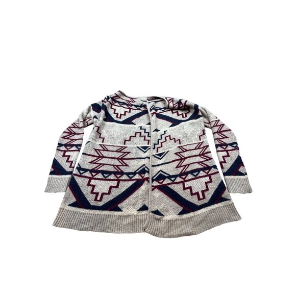 Miracle City Womens S/M Aztec Pattern Cardigan Sweater Southwestern Open Front - Picture 1 of 10